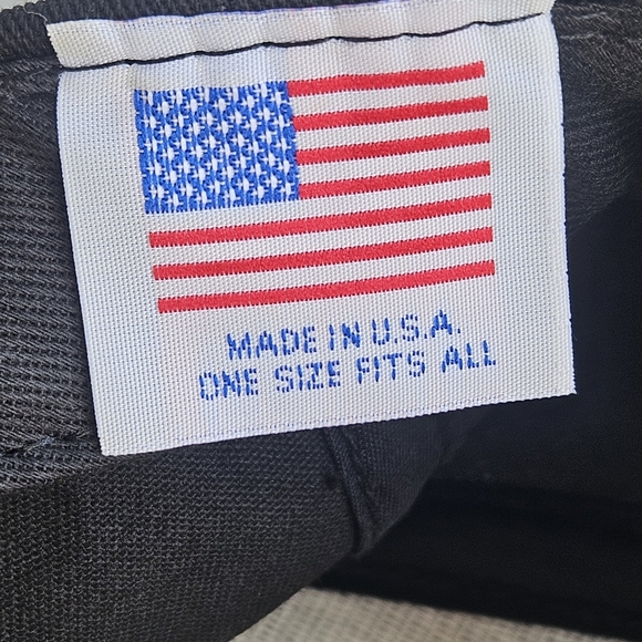 US Army Hooah Baseball Cap Military Black Yellow Embroidered OS Adjustable - Picture 8 of 8